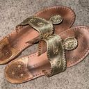 Jack Rogers Gold Sandals Photo 3