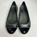 Crocs  black ballet flats size 9 Photo 2