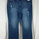 Terra & Sky  Women's Plus Size High Rise Cropped Bootcut Jeans Size 18W Photo 1