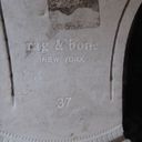 Rag and Bone  Distressed Leather Laceless Oxfords 37 Photo 9