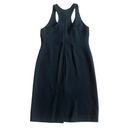 Boston Proper  Sleeveless Black Sheath Dress Racerback LBD Size 10 Women's Photo 4