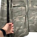 Good American  NWT Camo Print Soft Stretch Short Military Jacket Army Green Sz XS Photo 1