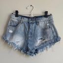 Forever 21 Distressed Jean Shorts  Photo 2