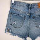 ZARA  1975 Button Fly High Rise Jean Shorts 2 Photo 6