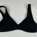 Aerie  Black Scoop Bikini Top Size Large Photo 1