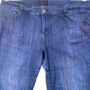 Torrid  Stretch Straight Leg Blue Jeans Denim w Barbie Pink Tone Size 22 Photo 1