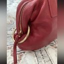 Vintage 90s purse Celsius RED leather satchel handbag Y2K retro ring detail bag Photo 3