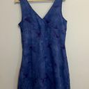 Vintage Blue romantic floral share summer dress sleeveless Photo 7