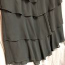 Patra woman 18 W Black sheer chiffon layers on a black sheath dress. Small bow Size 18W Photo 3