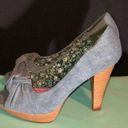 Jean Colored/Patterned Heels Size 9.5 Photo 0