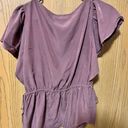 EXPRESS Purple  Cinch Waist Blouse Photo 5