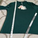 Thread and Supply  micro- modal ribbed Forrest green long sleeve shirt Photo 6