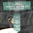 Krass&co Lauren Jeans . Ralph Lauren Black Jeans Golden Zip Front Pockets Size 4 Photo 1