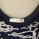 Stella McCartney  Navy Blue Rope Knot Graphic Tank Top Size 40 Photo 6