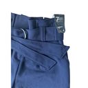 New York & Co. Blue Belted High Waist Shorts Size 4 NEW Photo 2