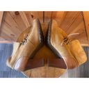 Ruff Hewn  Willow Women Size 9.5 M Booties Brown/Tan Sherpa cuff  3.5" Stacked He Photo 5