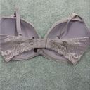 Natori 🍎5/25  Bra Full Coverage Gray Floral Lace Underwired Size 32DDD Size 32F Photo 10