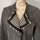 Eddie Bauer  wool blend boucle tweed open jacket blazer 8 Photo 1