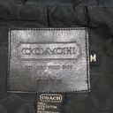 Coach  Womens Medium Trench Coat Black Grunge Gothic Preppy Minimalist Lagenlook Photo 10