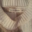 Moon&Madison White Knit Cropped Tank Size XS Photo 1