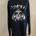 The Moon Black Phase Moth Sweater, Women's Small [NWOT!] Photo 8