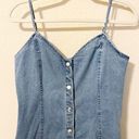 Newbury Kustom Newburk Kustoms Denim Snap Up Dress Photo 2