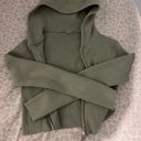 Brandy Melville Sage Green Zip Up Photo 1