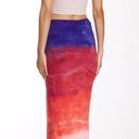 Young Fabulous and Broke NWT  Kit in Purple Rainbow Asymmetrical Wrap Maxi Skirt XS Photo 5