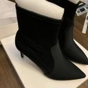 Neiman Marcus  Post Nylon Pointed Booties Photo 9