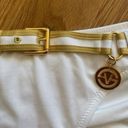 Victoria's Secret Vintage Y2K Victoria’s Secret Angels White/Gold Belted Charm Bikini Bottom Photo 7