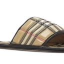 Burberry  Alixa Flat Sandals in Archive Beige Check 38.5 With Box Womens Slides Photo 3