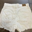 American Eagle White Jean Shorts Photo 1