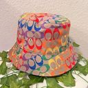 Coach  Rainbow Signature Bucket Hat Photo 0