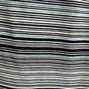 J.Jill  Maxi Skirt Medium Black White Green Diagonal Stripe Stretch Wais… Photo 4