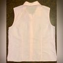 Krass&co G.H. Bass & . Sleeveless Blended Linen Button Down Collar Shirt - size large Photo 4