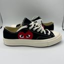 Converse NWB  Chuck Taylor All-Star 70s Ox Comme des Garcons PLAY Black Sneakers Photo 1