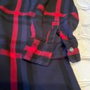 Isabel Maternity Plaid Flannel Button Down Shirt Medium Photo 2