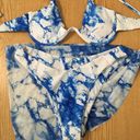 SheIn B44 New  3pc Swimsuit Bikini & Sarong Tye Dye Size Medium Photo 0