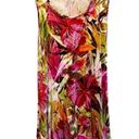 cupio  Floral Print Sleeveless Tunic Top Pink & Green Multi Women’s Medium Photo 0