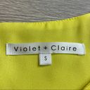 Violet+Claire Violent + Claire bright yellow halter tank size Small Photo 4