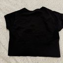 Aerie Offline By   Black Crop Workout Tee Photo 1