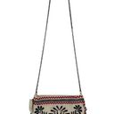 Free People  Emmie Embroidered Crossbody In White Coin Fringe‎ Photo 1