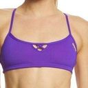 Arena  Rule Breaker Bandeau Bikini Top Size M Purple Competitive Swimsuit Top Photo 0