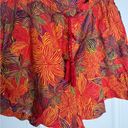 HOUSE OF HARLOW 1960 Tropical Floral Backless Tank And Shorts Set Linen Blend M Orange Size M Photo 7