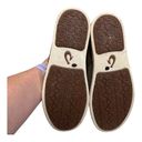 Olukai Oluki Pehuea Brown Perforated Breathable Easy On & Off  Slip On Shoe Size 8 Photo 4