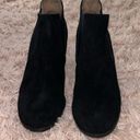 Caslon  Black Wedge Leather Booties Photo 2