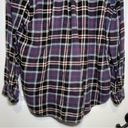 American Eagle  Size XL Super Soft Oversized Fit Flannel Long Sleeve Shirt Photo 6