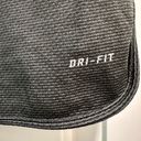 Nike EUC  Dri-Fit Running T-shirt Size M Gray/Black Photo 7