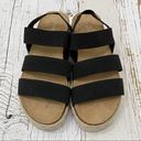 Madden Girl  Black Espadrille Platform Sandals 8 Photo 8