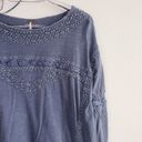 Free People  Boy Meets Girl Boho Long Sleeve Pacific Coast Top Photo 3